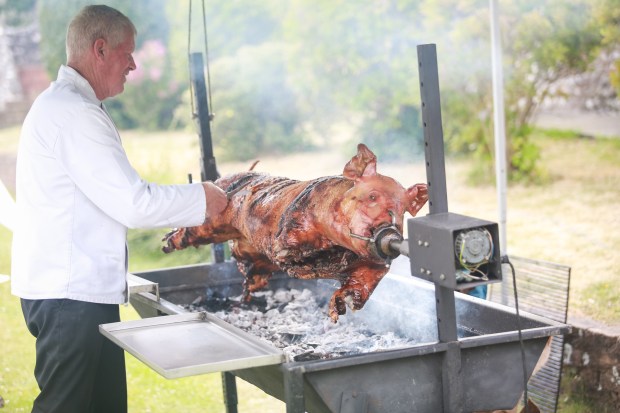 Wedding ceremony at St James the Less Church Lancing and wedding reception at Northease Manor, Northease for Becca and Joe