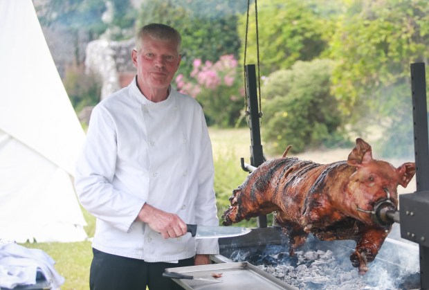 Wedding ceremony at St James the Less Church Lancing and wedding reception at Northease Manor, Northease for Becca and Joe